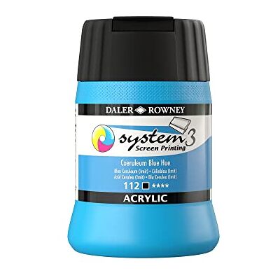 Colore Acrilico per Serigrafia System3 - 250ml - Nero Colore Acrilico per Serigrafia System3 - 250ml - Nero