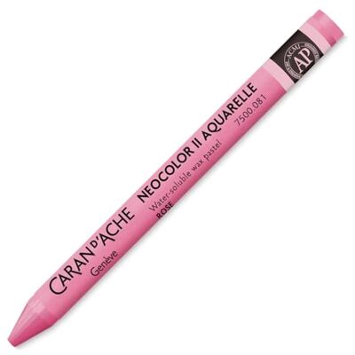 Caran d'Ache Neocolor II 081 ROSA/PINK () / Pastelle 10 pezzi (1 confezione) / in cera colorabile ad acqua/per carta, cartone, vetro, legno, pelle, tessuto, pietra Caran d'Ache Neocolor II 081 ROSA/PINK () / Pastelle 10 pezzi (1 confezione) / in cera colorabile ad acqua/per carta, cartone, vetro, legno, pelle, tessuto, pietra