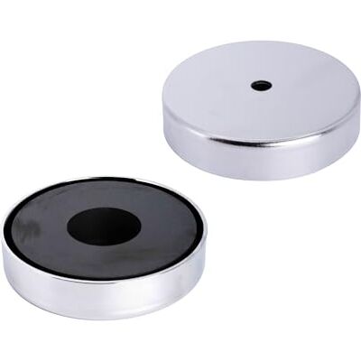 FIRST4MAGNETS Ferrite Pot Magnet Per Arti, Artigianato, Produzione Di Modelli, Fai -Da -Te, Hobby, Ufficio E Casa 100mm Dia x 22mm Di Spessore x 11mm 68kg FIRST4MAGNETS Ferrite Pot Magnet Per Arti, Artigianato, Produzione Di Modelli, Fai -Da -Te, Hobby, Ufficio E Casa 100mm Dia x 22mm Di Spessore x 11mm 68kg