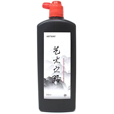 ArtWay Chinese Sumi Ink- Dense Black Chinese Drawing Ink 500ml () ArtWay Chinese Sumi Ink- Dense Black Chinese Drawing Ink 500ml ()