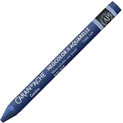 Caran d'Ache NEOCOLOR II 149 Nightblu/NIGHT BLUE () / Pastelle 10 pezzi (1 confezione) / in cera acquerellabile/per carta, cartone, vetro, legno, pelle e pietra Caran d'Ache NEOCOLOR II 149 Nightblu/NIGHT BLUE () / Pastelle 10 pezzi (1 confezione) / in cera acquerellabile/per carta, cartone, vetro, legno, pelle e pietra