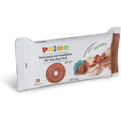 PRIMO Pasta da Modellare Simil Argilla Dermatologicamente Testata 500g, Pasta Modellabile con Mani Inumidite Giochi Bambini +3Anni, Lavoretti Creativi Asciuga all'Aria no Cottura, Inodore e Vegana PRIMO Pasta da Modellare Simil Argilla Dermatologicamente Testata 500g, Pasta Modellabile con Mani Inumidite Giochi Bambini +3Anni, Lavoretti Creativi Asciuga all'Aria no Cottura, Inodore e Vegana