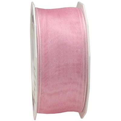 PRÄSENT Nastro in organza con bordo metallico per quattro stagioni, 40 mm di larghezza, 25 m di lunghezza PRÄSENT Nastro in organza con bordo metallico per quattro stagioni, 40 mm di larghezza, 25 m di lunghezza