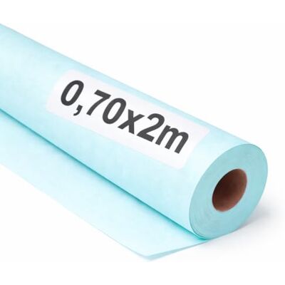 OFITURIA Papel Kraft Azzurro Pastello Rollo 0,70x2m 3 Rotoli Carta da pacchi e carta da regalo, carta da imballaggio per spedizioni e fai-da-te, resistente e facile da tagliare OFITURIA Papel Kraft Azzurro Pastello Rollo 0,70x2m 3 Rotoli Carta da pacchi e carta da regalo, carta da imballaggio per spedizioni e fai-da-te, resistente e facile da tagliare