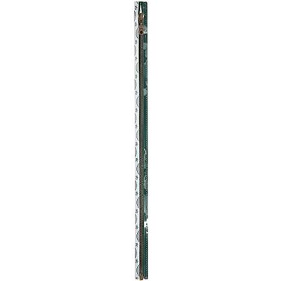 Opti Chiusura lampo, 51% poliacrilico, 49% cotone, colore verde, 55 cm Opti Chiusura lampo, 51% poliacrilico, 49% cotone, colore verde, 55 cm