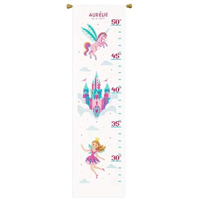 Vervaco Kit Punto Croce Contato PRINCIPESSA E UNICORNO (POLLICI) Tabella Di Crescita Decorativi Per Pareti ca. 18 x 70 cm Set Fai Da Te Creativo Adulti Ricamo Casa Decor Kit Per Hobby Cross Stitch Vervaco Kit Punto Croce Contato PRINCIPESSA E UNICORNO (POLLICI) Tabella Di Crescita Decorativi Per Pareti ca. 18 x 70 cm Set Fai Da Te Creativo Adulti Ricamo Casa Decor Kit Per Hobby Cross Stitch