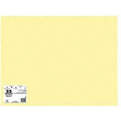 DOHE Confezione da 25 cartoncini, 50 x 65 mm, colore canarino DOHE Confezione da 25 cartoncini, 50 x 65 mm, colore canarino