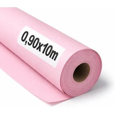 OFITURIA Papel Kraft Rosa Pastello Rollo 0,90x10m 6 Rotoli Carta da pacchi e carta da regalo, carta da imballaggio per spedizioni e fai-da-te, resistente e facile da tagliare OFITURIA Papel Kraft Rosa Pastello Rollo 0,90x10m 6 Rotoli Carta da pacchi e carta da regalo, carta da imballaggio per spedizioni e fai-da-te, resistente e facile da tagliare
