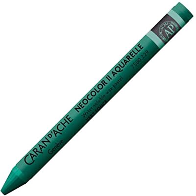 Caran d'Ache NEOCOLOR II 229 verde scuro/verde scuro () / pastello 10 pezzi (1 confezione) / cera acquerellabile/per carta, cartone, vetro, legno, pelle e pietra Caran d'Ache NEOCOLOR II 229 verde scuro/verde scuro () / pastello 10 pezzi (1 confezione) / cera acquerellabile/per carta, cartone, vetro, legno, pelle e pietra
