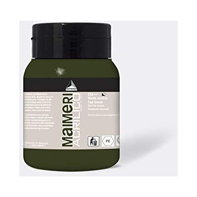 Maimeri ACRILICO 500 ml, Feine Künstleracrylfarbe, Farbton Saftgrün Maimeri ACRILICO 500 ml, Feine Künstleracrylfarbe, Farbton Saftgrün