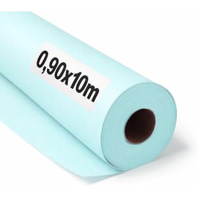 OFITURIA Papel Kraft Azzurro Pastello Rollo 0,90x10m 3 Rotoli Carta da pacchi e carta da regalo, carta da imballaggio per spedizioni e fai-da-te, resistente e facile da tagliare OFITURIA Papel Kraft Azzurro Pastello Rollo 0,90x10m 3 Rotoli Carta da pacchi e carta da regalo, carta da imballaggio per spedizioni e fai-da-te, resistente e facile da tagliare