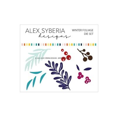 Alex Syberia Designs Set di fustelle a fogliame invernale Alex Syberia Designs Set di fustelle a fogliame invernale