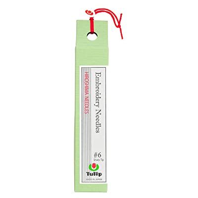 Tulip Aghi da Ricamo con Punta Affilata Nr. 6-1 Pezzo Tulip Aghi da Ricamo con Punta Affilata Nr. 6-1 Pezzo