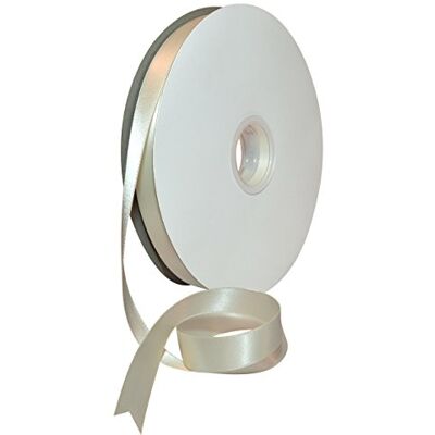 Morex Double Face Satin Nastro, Poliestere, Bianco Antico, 5/8" x 100 YD, 91 unità Morex Double Face Satin Nastro, Poliestere, Bianco Antico, 5/8" x 100 YD, 91 unità