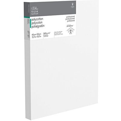 Winsor & Newton Telaio Professionale Deep Edge in Tessuto Misto Cotone, 385 g/m², 3 Volte innescato, Grana Media, Ideale per Colori ad Olio e Colori acrilici, 40 x 50 cm Winsor & Newton Telaio Professionale Deep Edge in Tessuto Misto Cotone, 385 g/m², 3 Volte innescato, Grana Media, Ideale per Colori ad Olio e Colori acrilici, 40 x 50 cm