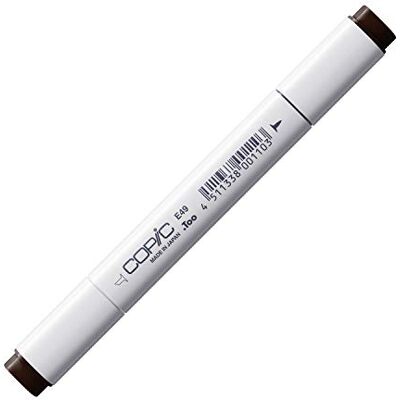 Copic Pennarello classico colorato – (E-49) corteccia scura, per arte e artigianato, colorazione, grafica, evidenziatore, design, anime, professionisti e principianti, forniture artistiche e libri da Copic Pennarello classico colorato – (E-49) corteccia scura, per arte e artigianato, colorazione, grafica, evidenziatore, design, anime, professionisti e principianti, forniture artistiche e libri da