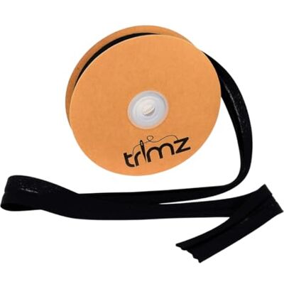 Nastro Bias Trimz TCBLK2020-Col3 Nero - Nastro tessile Nastro Bias Trimz TCBLK2020-Col3 Nero - Nastro tessile