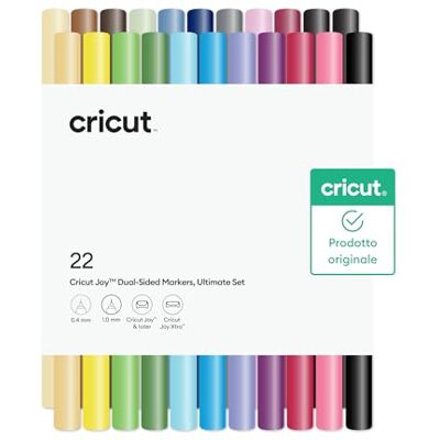 Cricut Joy Pennarelli a doppia punta, set definitivo, 22 pezzi Cricut Joy Pennarelli a doppia punta, set definitivo, 22 pezzi