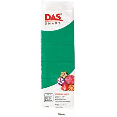 DAS Smart Pasta Modellabile Termoindurente Panetto Pretagliato 350 g Verde Smeraldo DAS Smart Pasta Modellabile Termoindurente Panetto Pretagliato 350 g Verde Smeraldo