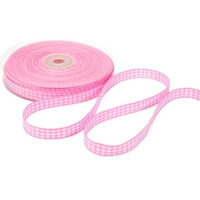 BARATTI Nastro a Quadretti 10mm X 25 Metri per Artigianato, Decorazioni, Adatto Per confezionare Regali, Feste di Compleanno, Matrimoni, Bomboniere (Rosa) BARATTI Nastro a Quadretti 10mm X 25 Metri per Artigianato, Decorazioni, Adatto Per confezionare Regali, Feste di Compleanno, Matrimoni, Bomboniere (Rosa)