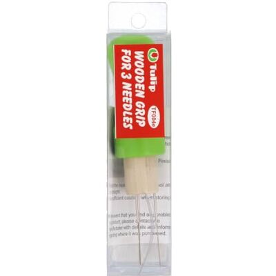 Tulip Grip Manico in Legno per 3 Aghi 1 Pezzo Tulip Grip Manico in Legno per 3 Aghi 1 Pezzo