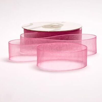 BARATTI Nastro Organza 25mm x 50m Decorativo in Poliestere Trasparente, Per Bomboniere, Regali, Feste, Fai da Te, Matrimonio, Compleanno, Artigianato, Natale, Decorazioni (Rosa Antico) BARATTI Nastro Organza 25mm x 50m Decorativo in Poliestere Trasparente, Per Bomboniere, Regali, Feste, Fai da Te, Matrimonio, Compleanno, Artigianato, Natale, Decorazioni (Rosa Antico)