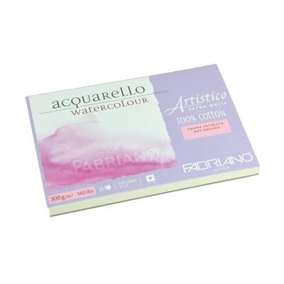Carta Fabriano 300 g/m² Extra Blanc Grain Satin Artistico - Carta Carta Fabriano 300 g/m² Extra Blanc Grain Satin Artistico - Carta
