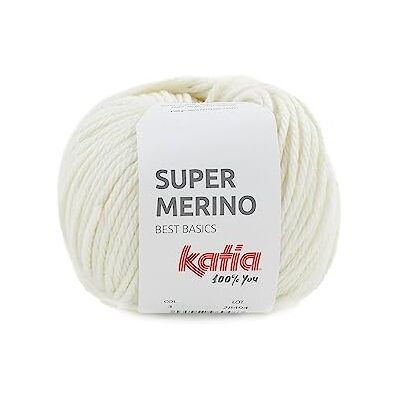 Katıa Super Merino – Colore: Crudo (3) – 100 g/ca. 125 m lana Katıa Super Merino – Colore: Crudo (3) – 100 g/ca. 125 m lana