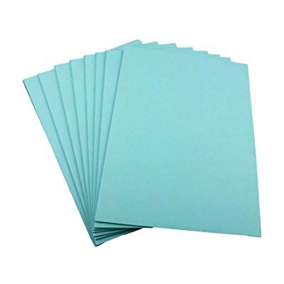 House of Card & Paper Cartoncino formato A4, 160 g/m², colore blu pastello (confezione da 100 fogli) House of Card & Paper Cartoncino formato A4, 160 g/m², colore blu pastello (confezione da 100 fogli)