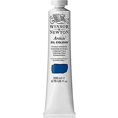 Winsor & Newton WN Olio Artists Oil Colour 200ml Turchese ftalo Winsor & Newton WN Olio Artists Oil Colour 200ml Turchese ftalo