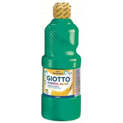 Giotto 535312 Tempera Lavabile da 500ml, Verde Giotto 535312 Tempera Lavabile da 500ml, Verde
