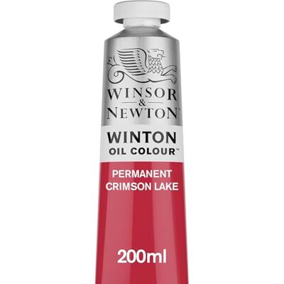 Winsor & Newton WN Olio Winton 200ml Lacca cremisi permanente Winsor & Newton WN Olio Winton 200ml Lacca cremisi permanente