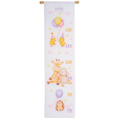 Vervaco Kit Punto Croce Contato FESTA DEGLI ANIMALI Tabella Di Crescita Decorativi Per Pareti ca. 18 x 70 cm Set Fai Da Te Creativo Adulti Ricamo Casa Decor Kit Per Hobby Cross Stitch Embroidery Vervaco Kit Punto Croce Contato FESTA DEGLI ANIMALI Tabella Di Crescita Decorativi Per Pareti ca. 18 x 70 cm Set Fai Da Te Creativo Adulti Ricamo Casa Decor Kit Per Hobby Cross Stitch Embroidery