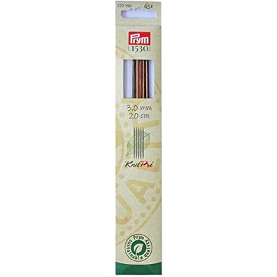 Prym Ferri da calza NATURAL colorati, 20 cm, 6,50 mm, per lavorare a maglia, legno, multicolore, 6,5 mm Prym Ferri da calza NATURAL colorati, 20 cm, 6,50 mm, per lavorare a maglia, legno, multicolore, 6,5 mm