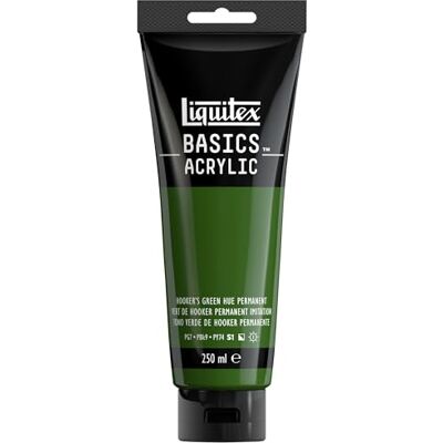 Liquitex Basics Pittura acrilica, Pigmenti per artisti monopigmentati, Resistente alla luce, durevole nel tempo, Finitura satinata, Tubo da 250 ml Verde Di Hooker Imitazione Liquitex Basics Pittura acrilica, Pigmenti per artisti monopigmentati, Resistente alla luce, durevole nel tempo, Finitura satinata, Tubo da 250 ml Verde Di Hooker Imitazione