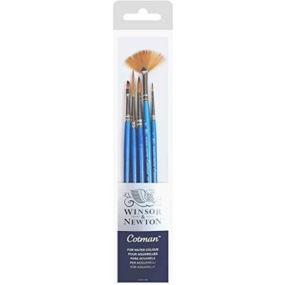 Winsor & Newton Cotman"pennello manico corto (confezione da 5) Winsor & Newton Cotman"pennello manico corto (confezione da 5)