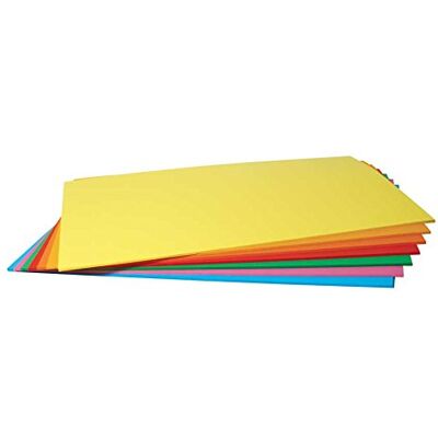 Favini Cartoncino bristol 7 colori cm 50x70-125 fogli Favini Cartoncino bristol 7 colori cm 50x70-125 fogli