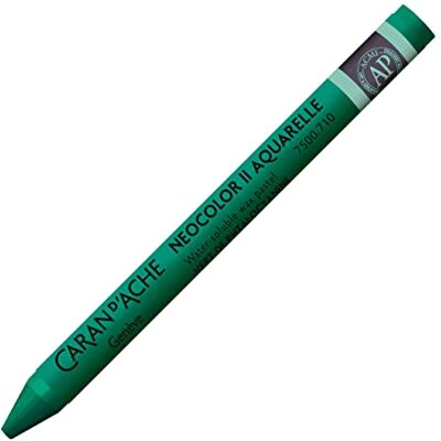 Caran d'Ache NEOCOLOR II 710 PHTHALOCYANINGRUEN/PHTHALOCYANIN GREEN () / Pastelle 10 pezzi (1 pezzo) / in cera acquerellabile/per carta cartone, vetro, legno, pelle, pietra Caran d'Ache NEOCOLOR II 710 PHTHALOCYANINGRUEN/PHTHALOCYANIN GREEN () / Pastelle 10 pezzi (1 pezzo) / in cera acquerellabile/per carta cartone, vetro, legno, pelle, pietra