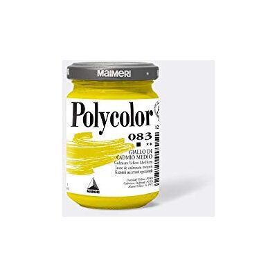 Maimeri POLYCOLOR 140 ML Pittura Vinile fine Colore Colore Giallo cadmio medio Maimeri POLYCOLOR 140 ML Pittura Vinile fine Colore Colore Giallo cadmio medio