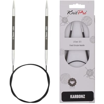Aghi da maglia circolari KnitPro Karbonz 80cm, 3,75mm - Aghi da maglia Aghi da maglia circolari KnitPro Karbonz 80cm, 3,75mm - Aghi da maglia