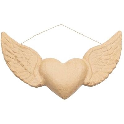 décopatch Ex-voto cœur con ailes décopatch Ex-voto cœur con ailes