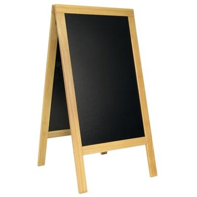 SECURIT Lavagna Da Terra Deluxe Per Pennarelli A Gesso Liquido Per Caffè, Ristoranti, Bar, Negozi 75 x 135 cm cm Colore Naturale SECURIT Lavagna Da Terra Deluxe Per Pennarelli A Gesso Liquido Per Caffè, Ristoranti, Bar, Negozi 75 x 135 cm cm Colore Naturale