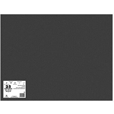 DOHE Confezione da 25 cartoncini, 50 x 65 mm, colore nero DOHE Confezione da 25 cartoncini, 50 x 65 mm, colore nero