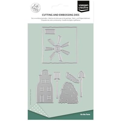 Creative di Fustelle da Taglio e Embossing Fattoria Mulino, Fieno e Altro 8 Cutting Dies – per Biglietti, Scrapbooking, Lavoretti Creativi e DIY – con Macchine da Taglio ed Embossing Creative di Fustelle da Taglio e Embossing Fattoria Mulino, Fieno e Altro 8 Cutting Dies – per Biglietti, Scrapbooking, Lavoretti Creativi e DIY – con Macchine da Taglio ed Embossing