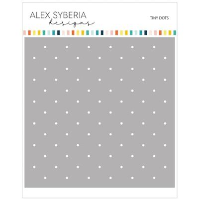 Alex Syberia Designs Stencil a pois piccoli Alex Syberia Designs Stencil a pois piccoli