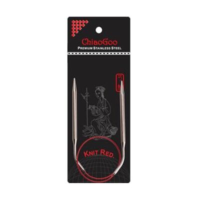 ChiaoGoo Knit Rosso 40cm 2mm Ago Rotonda - Ago da Maglia ChiaoGoo Knit Rosso 40cm 2mm Ago Rotonda - Ago da Maglia