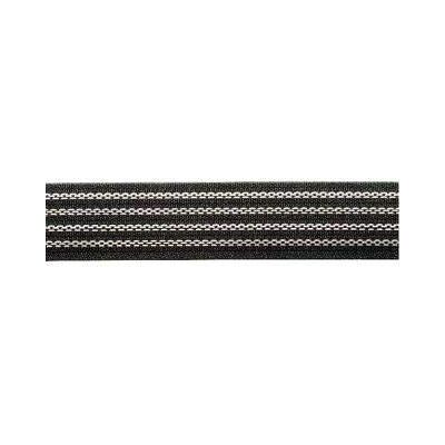 Fascia elastica antiscivolo Prym 25mm Nero - al metro Fascia elastica antiscivolo Prym 25mm Nero - al metro