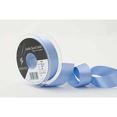 Berisfords Nastro double face in poliestere satinato, colore lupino, 35 mm Berisfords Nastro double face in poliestere satinato, colore lupino, 35 mm