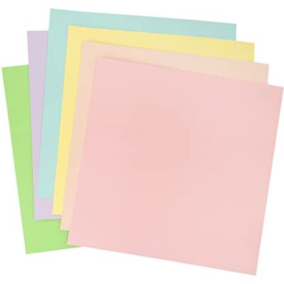 Cartoncino DCWV con Nucleo Bianco Pastello - 30,5x30,5 cm, 58 fogli Cartoncino DCWV con Nucleo Bianco Pastello - 30,5x30,5 cm, 58 fogli