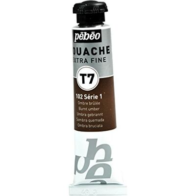 PEBEO -Colore a guazzo, 20 ml, colore: terra d'ombra bruciata PEBEO -Colore a guazzo, 20 ml, colore: terra d'ombra bruciata